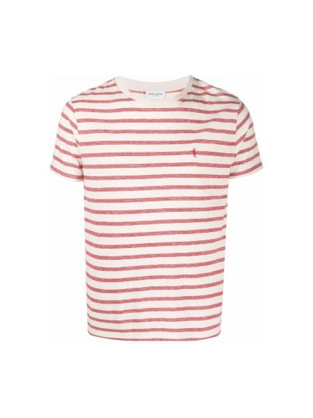 T-shirt Saint Laurent, różowy