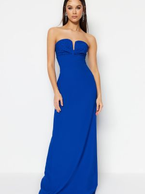 Plesové šaty Trendyol - Modrá