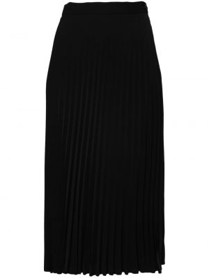 Plisované midi sukně Mm6 Maison Margiela černé