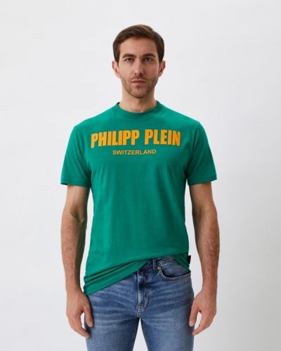 Футболка Philipp Plein, зеленая