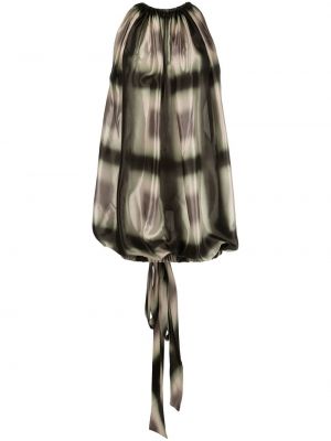 Φόρεμα με σχέδιο Rick Owens μαύρο