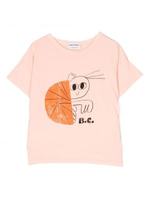 T-shirt con stampa Bobo Choses arancione