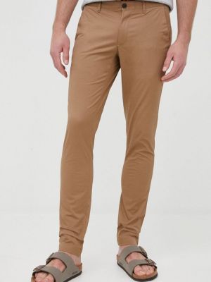 Тканевые брюки Michael Kors коричневые