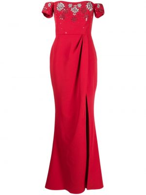 Červené večerní šaty Marchesa Notte