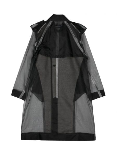 Manteau transparent Undercover noir