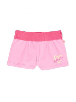 Pantaloncini con stampa Billieblush rosa