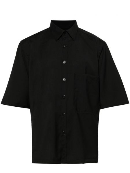 Μάλλινο πουκάμισο Costumein μαύρο