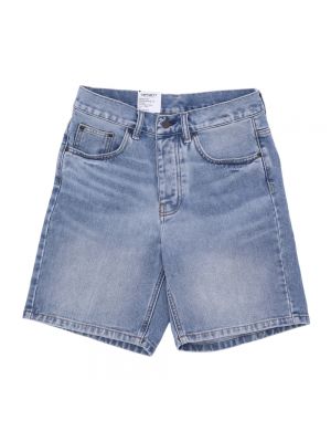 Niebieskie szorty jeansowe Carhartt Wip