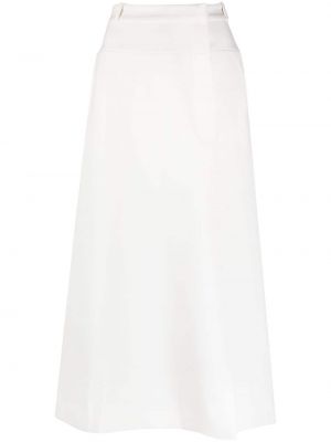 Bavlněné dlouhá sukně 1309 Studios bílé