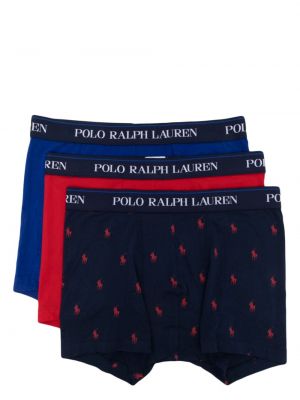 Поло тениска бродирана с v-образно деколте skinny Polo Ralph Lauren