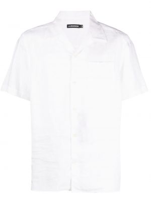 Chemise en lin avec manches courtes J.lindeberg blanc