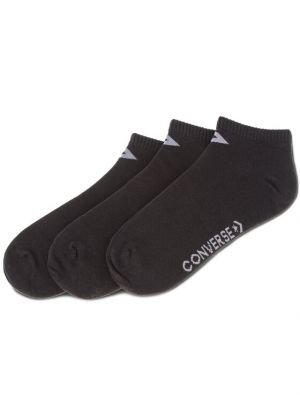 Černé nízké ponožky Converse
