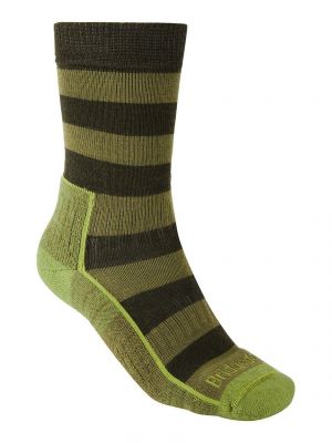 Чорапи от мерино вълна Bridgedale зелено
