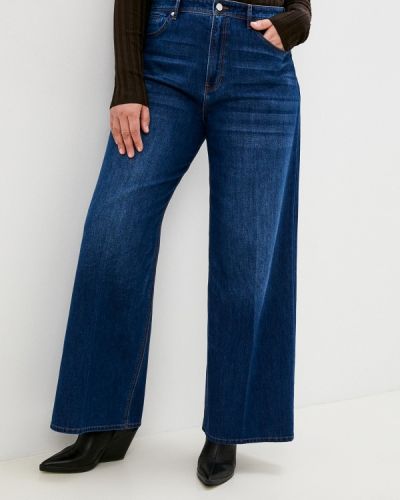 Широкие джинсы S.oliver, синие
