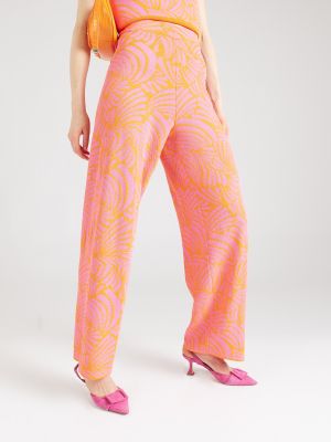 Широки панталони тип „марлен“ Suncoo оранжево