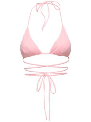 Bikini z dżerseju Magda Butrym różowy