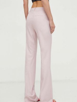 Pantaloni cu talie înaltă Marella roz