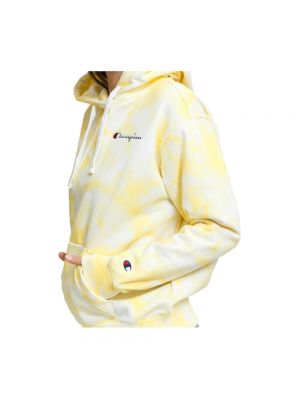 Batik hoodie Champion gelb