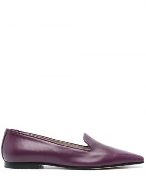 Pantofi loafer din piele Fabiana Filippi violet