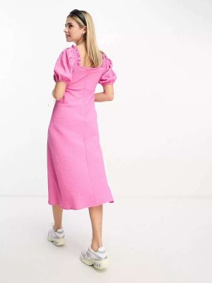 Платье миди Influence розовое