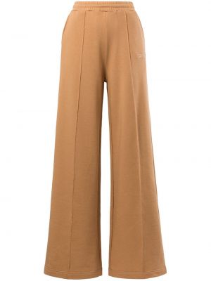 Voľné bavlnené teplákové nohavice Reebok Special Items hnedá