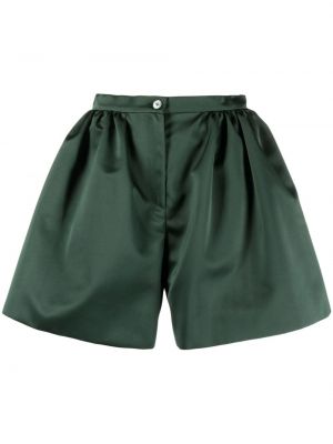 Satin shorts ausgestellt Rochas grün