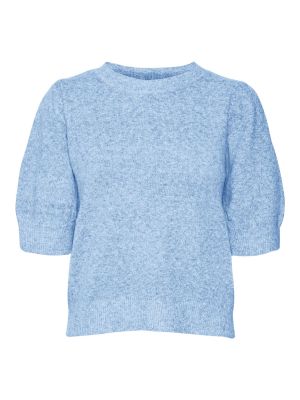 Μελανζέ πουλόβερ Vero Moda μπλε