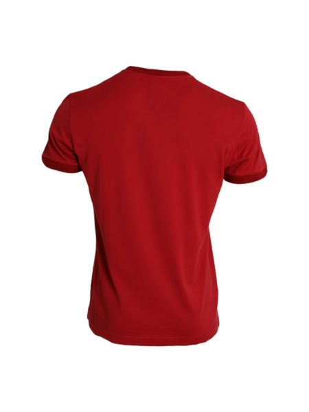 T-shirt aus baumwoll Dolce & Gabbana rot