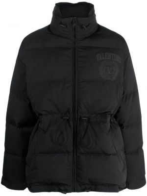 Pernata jakna s printom Valentino Garavani crna
