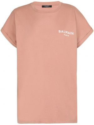 Отпечатани памук тениска Balmain