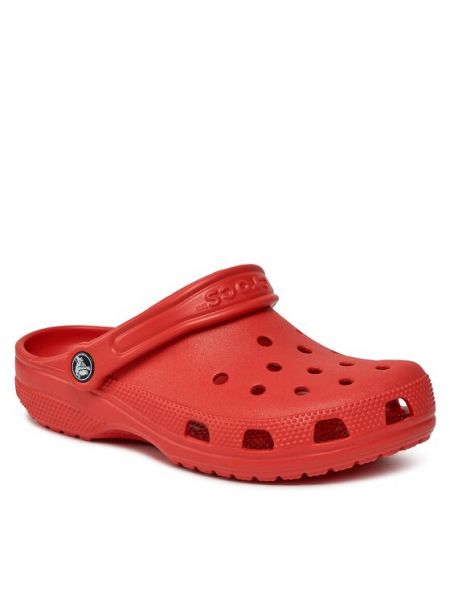 Мюли Crocs красные