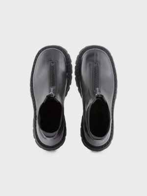 Шкіряні черевики Emporio Armani чорні