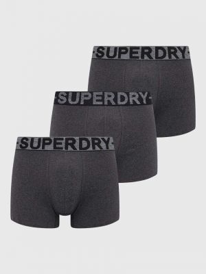 Boxerky Superdry šedé