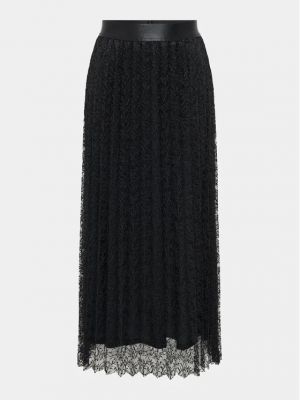 Plisované dlouhá sukně Only černé