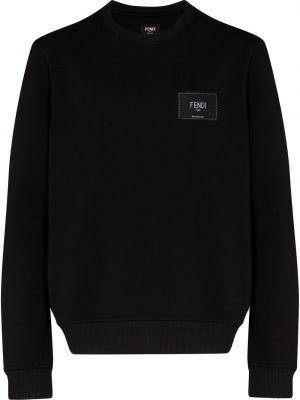 Rund hals sweatshirt Fendi svart