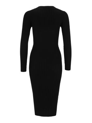 Плетена плетена рокля Jdy Tall черно