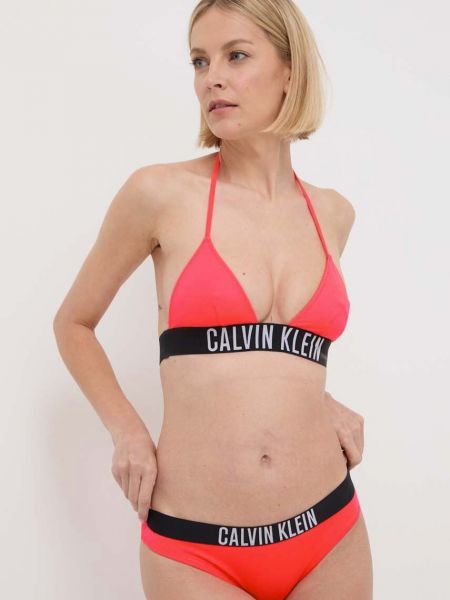 Kupaći kostim Calvin Klein ružičasta