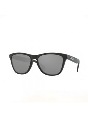 Okulary przeciwsłoneczne z nadrukiem oversize Oakley czarne