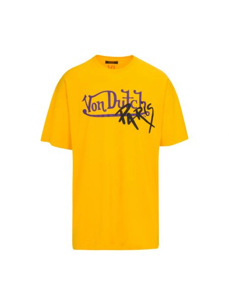 T-shirt Von Dutch gelb