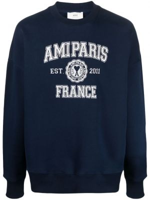 Sweatshirt Ami Paris blå