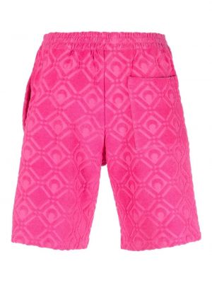 Shorts mit print Marine Serre pink