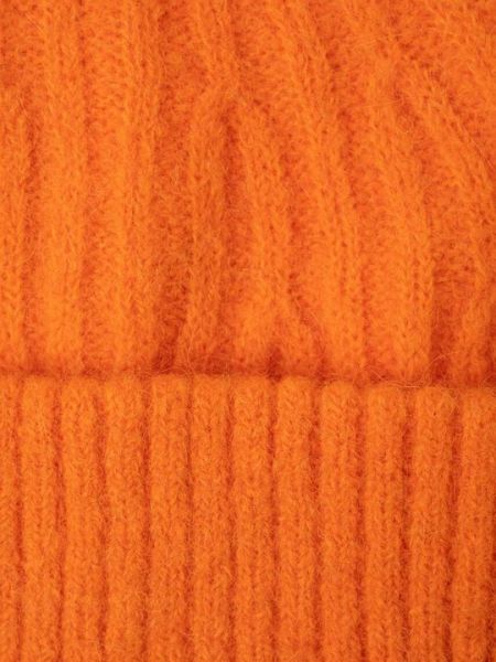 Шерстяная шапка American Vintage оранжевая