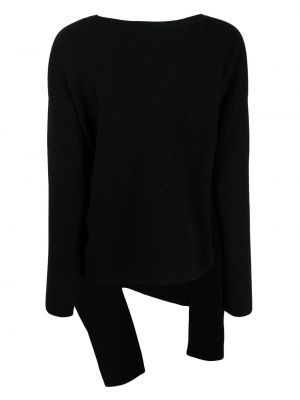 Sweter asymetryczny Onefifteen czarny