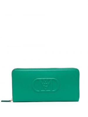Kožená peňaženka Mcm zelená