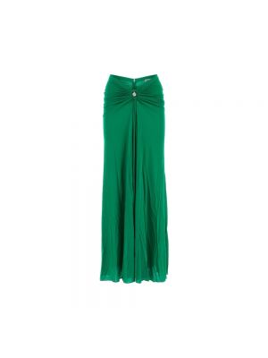 Długa spódnica Paco Rabanne zielona