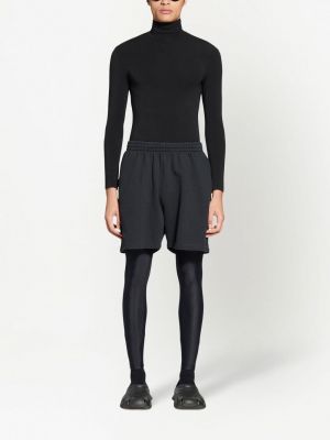 Shorts de sport Balenciaga noir