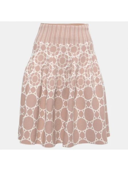 Falda de malla Alaïa Pre-owned rosa
