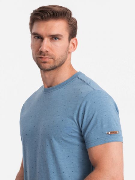 Polo krekls ar apdruku Ombre zils