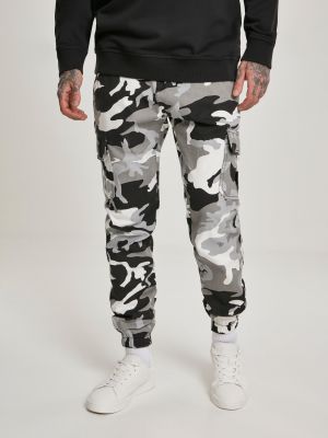 Pantaloni cargo cu model camuflaj Uc Men