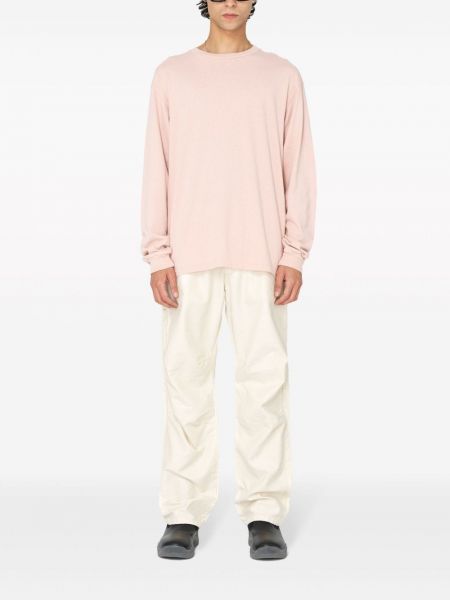 Sweatshirt aus baumwoll mit rundem ausschnitt John Elliott pink